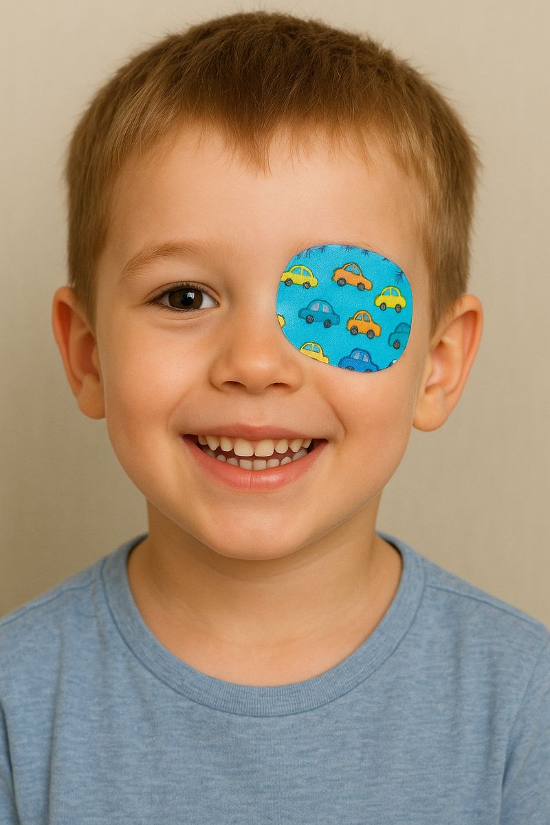 Oog afdekken